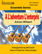 A l'adventure l'enterpris Guitar and Fretted sheet music cover